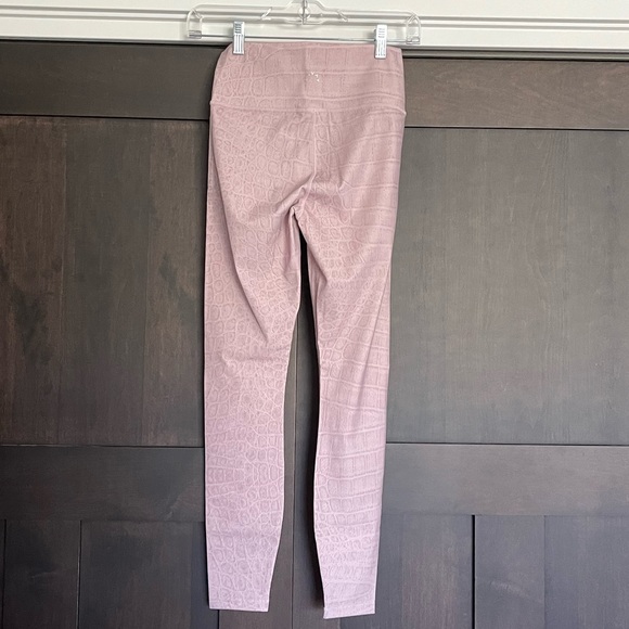 Varley Leggings Luna in Blush Croco light pink Size XS - Picture 5 of 7